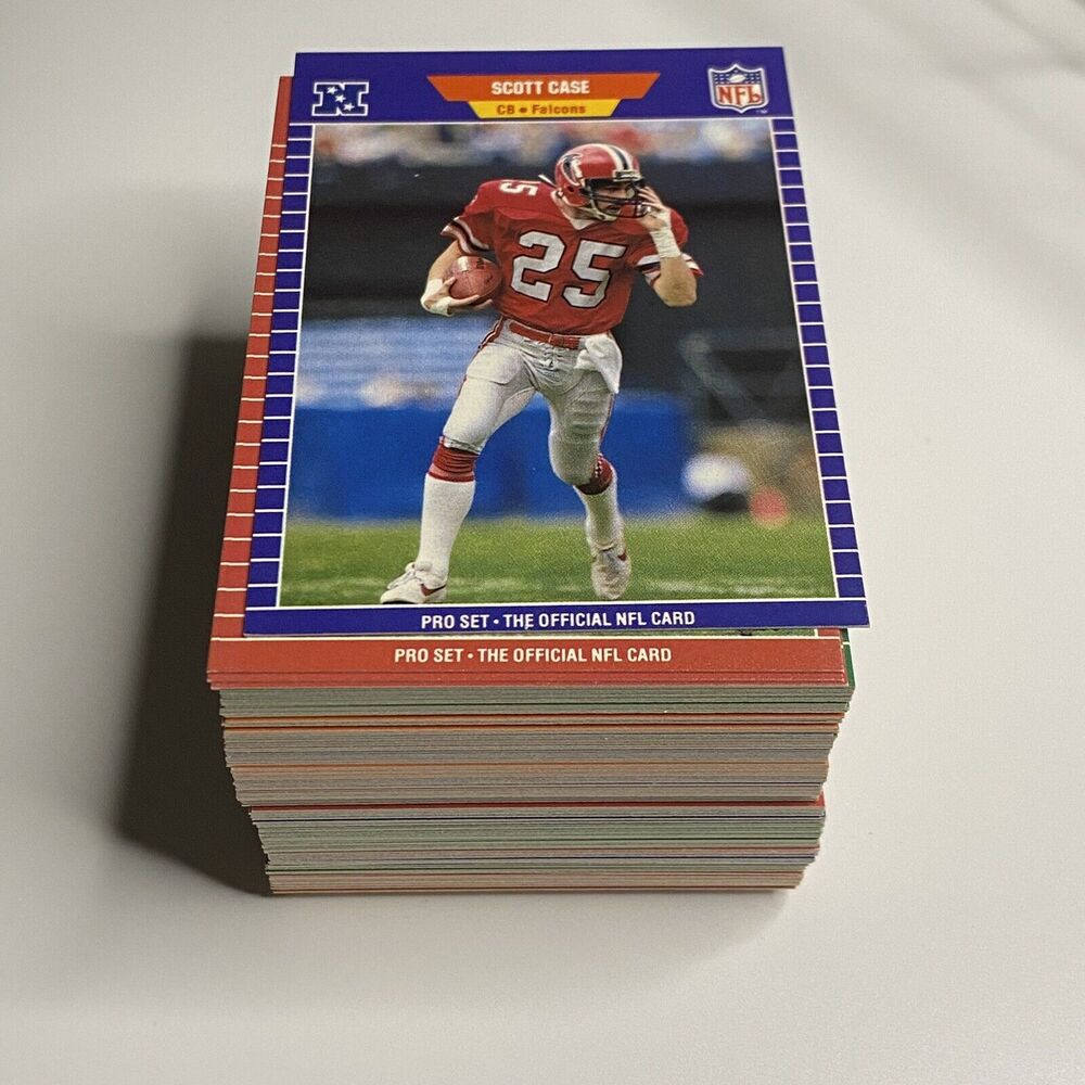 Vintage 1989 Pro Set Football Cards Lot of 134 Cards